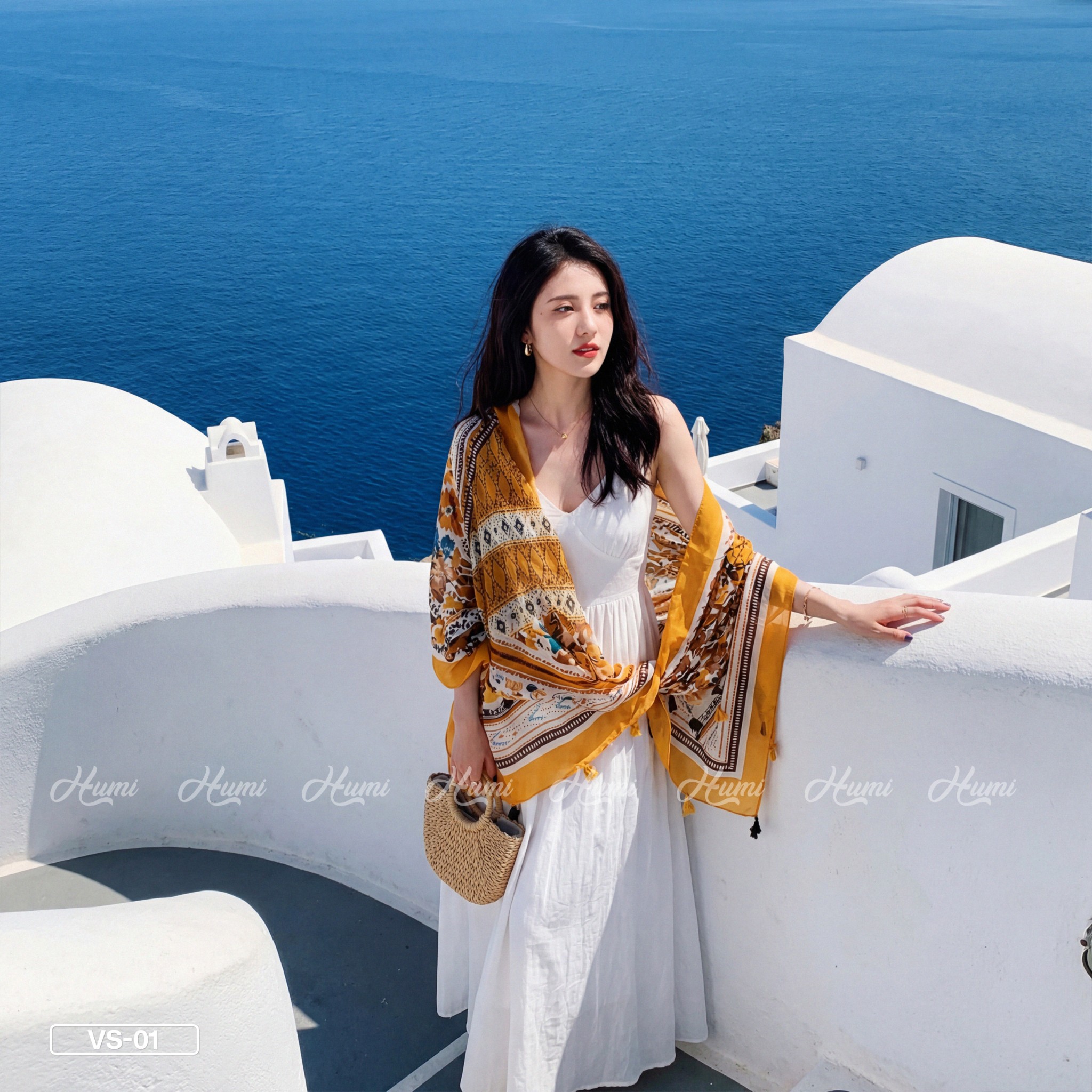 KHĂN HỌA TIẾT THỔ CẨM (VS01)