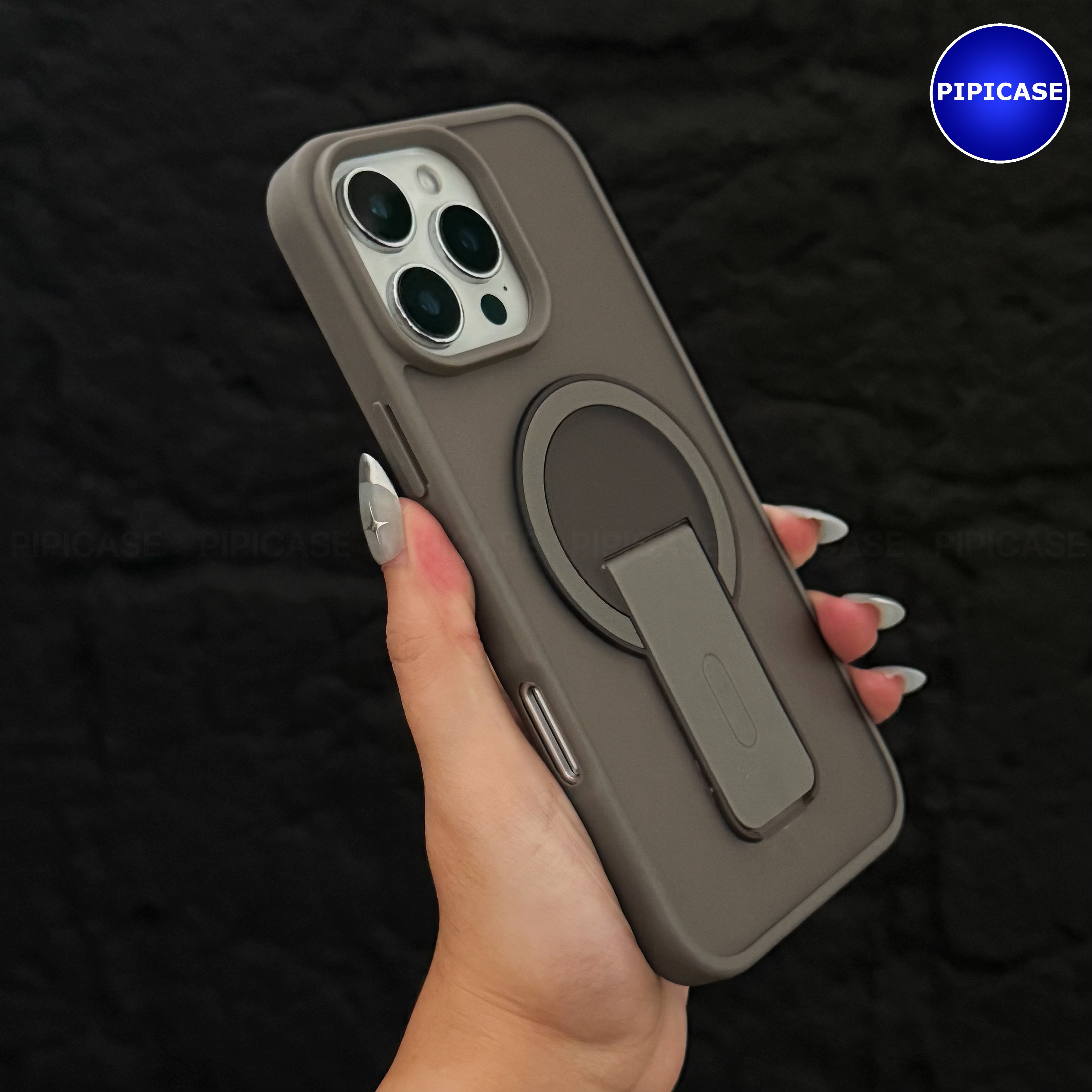 Ốp Lưng iPhone 16 Pro Max - Quin - Xám_thumbnail_4