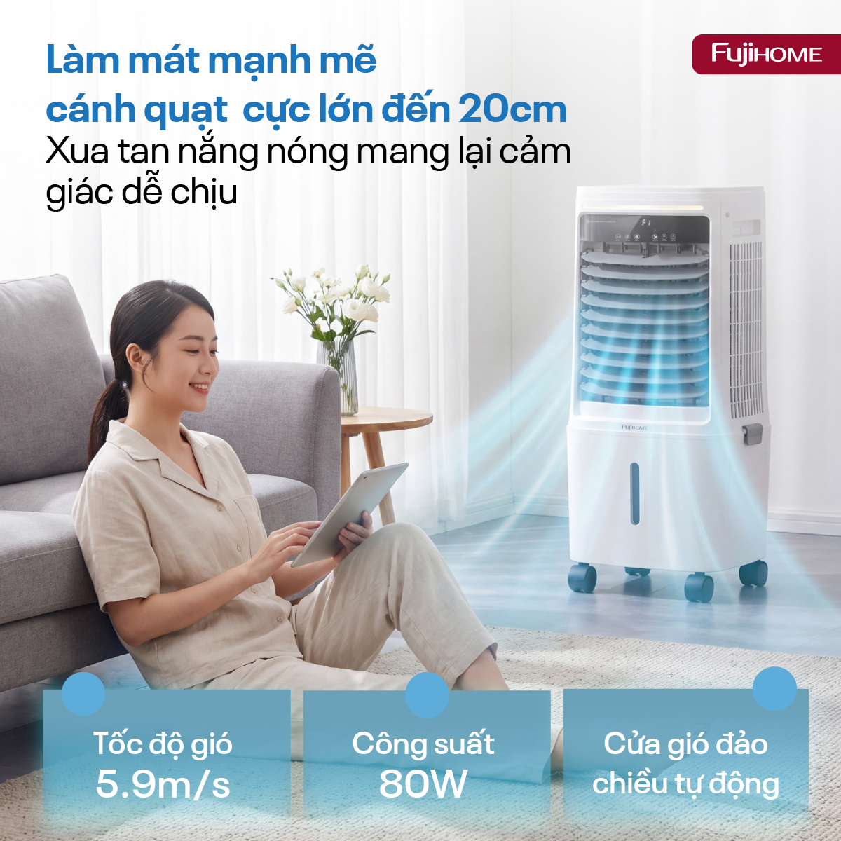 Máy làm mát không khí bằng bay hơi Fujihome AC-25_thumbnail_9