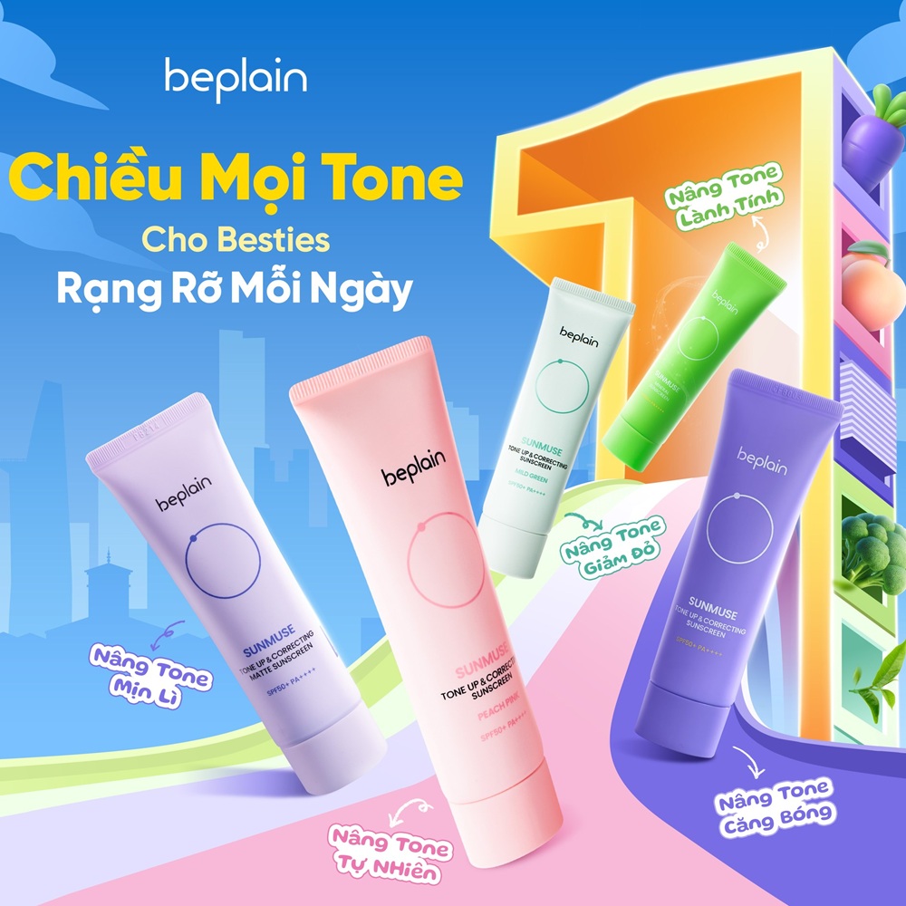 [BEPLAIN] Kem chống nắng Beplain Sunmuse SPF50+ PA++++ 50ml