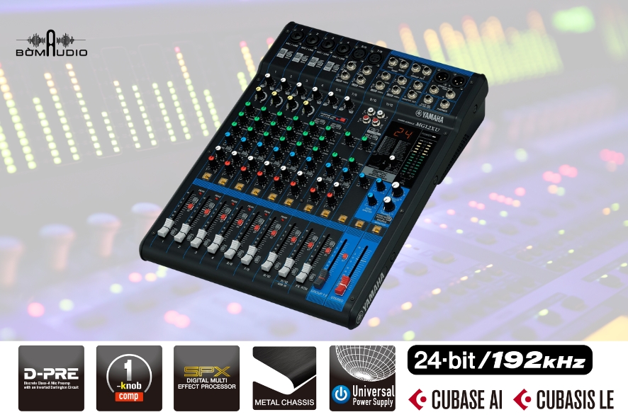 Đánh giá chi tiết bàn mixer Yamaha MG12XU