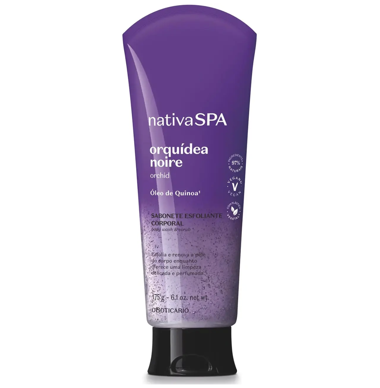 NATIVA SPA ORQUIDEA NEGRA EXFOLIANTE CORPORAL, 175 ML