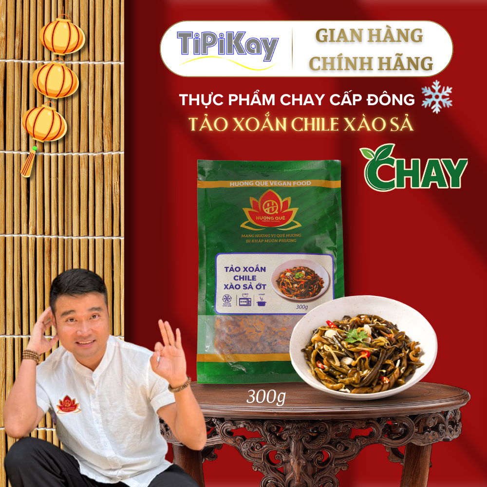 [Đông Lạnh] Tảo Xoắn Chile Xào Sả Ớt 300g