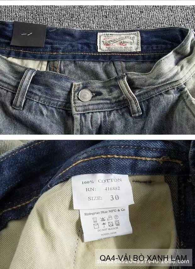 QA4 - Quần short jeans ống rộng phong cách Ami Kaji, chất cotton mềm mại, tôn dáng thanh lịch cho mùa hè_thumbnail_9