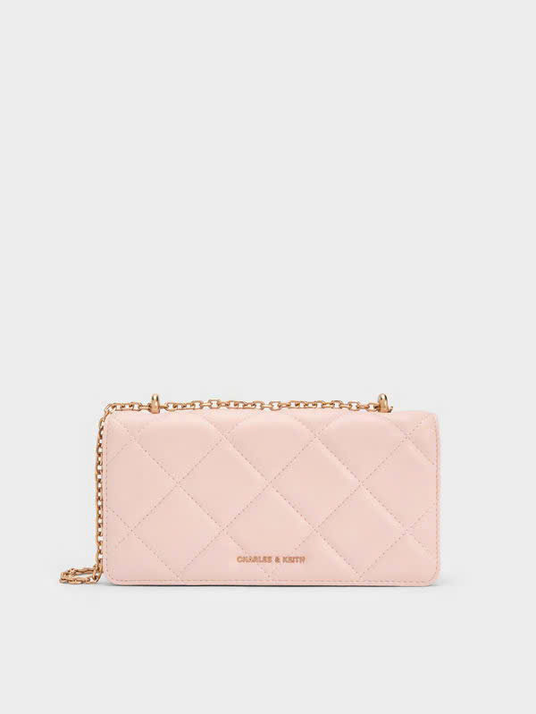 E619 TÚI DA HỒNG KẸP NÁCH CHARLES & KEITH