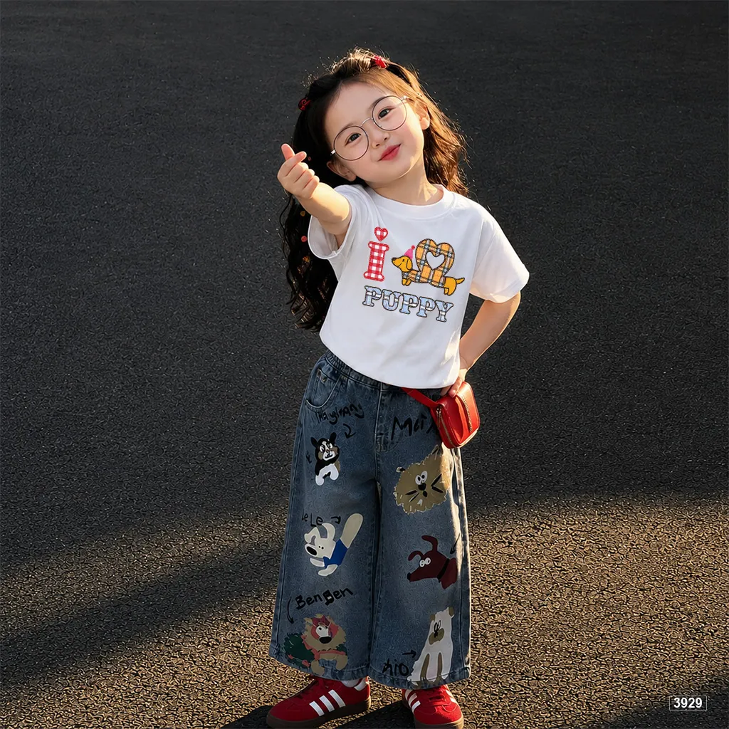 Áo thun trẻ em dễ thương cho bé gái cún Poppy Kado 3929_thumbnail_5