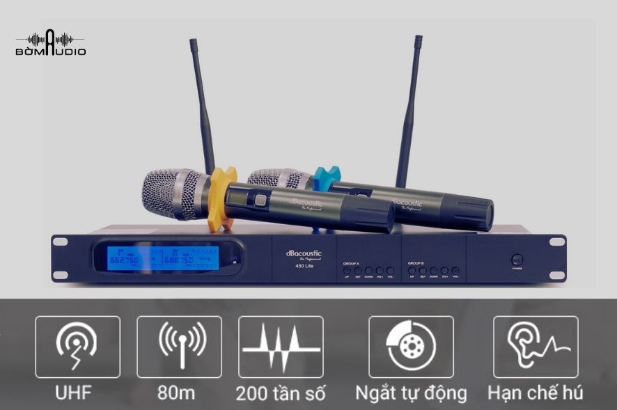Đánh giá chi tiết micro karaoke Dbacoustic DB450LITE