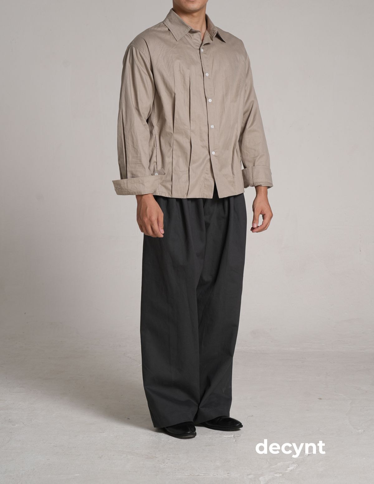 Pleated shirts decynt - Áo sơ mi xếp ly chất liệu 100% cotton hàn_thumbnail_12