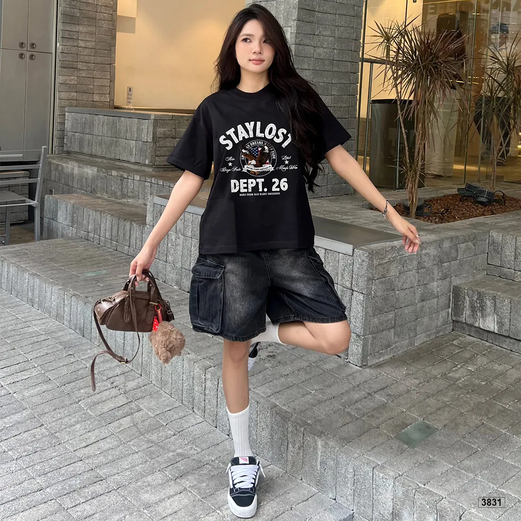 Áo thun boxy nam nữ cá tính hot trend dày dặn đứng form Miucho 3831_thumbnail_2