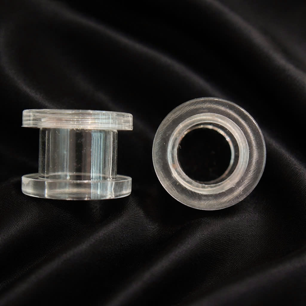 khuyên nong trong suốt size 10