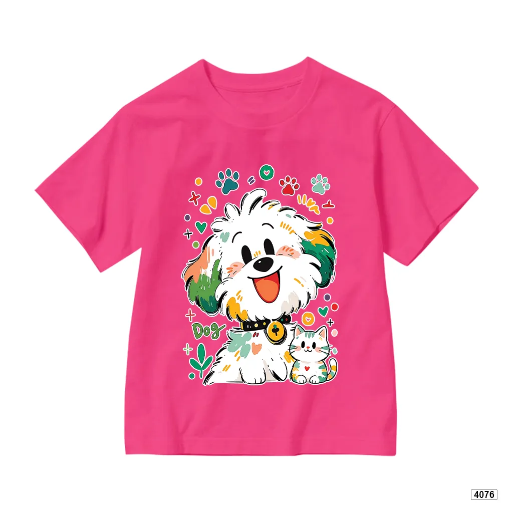 Áo thun bé trai bé gái Cún cầu vòng đáng yêu Kado 4076_thumbnail_11