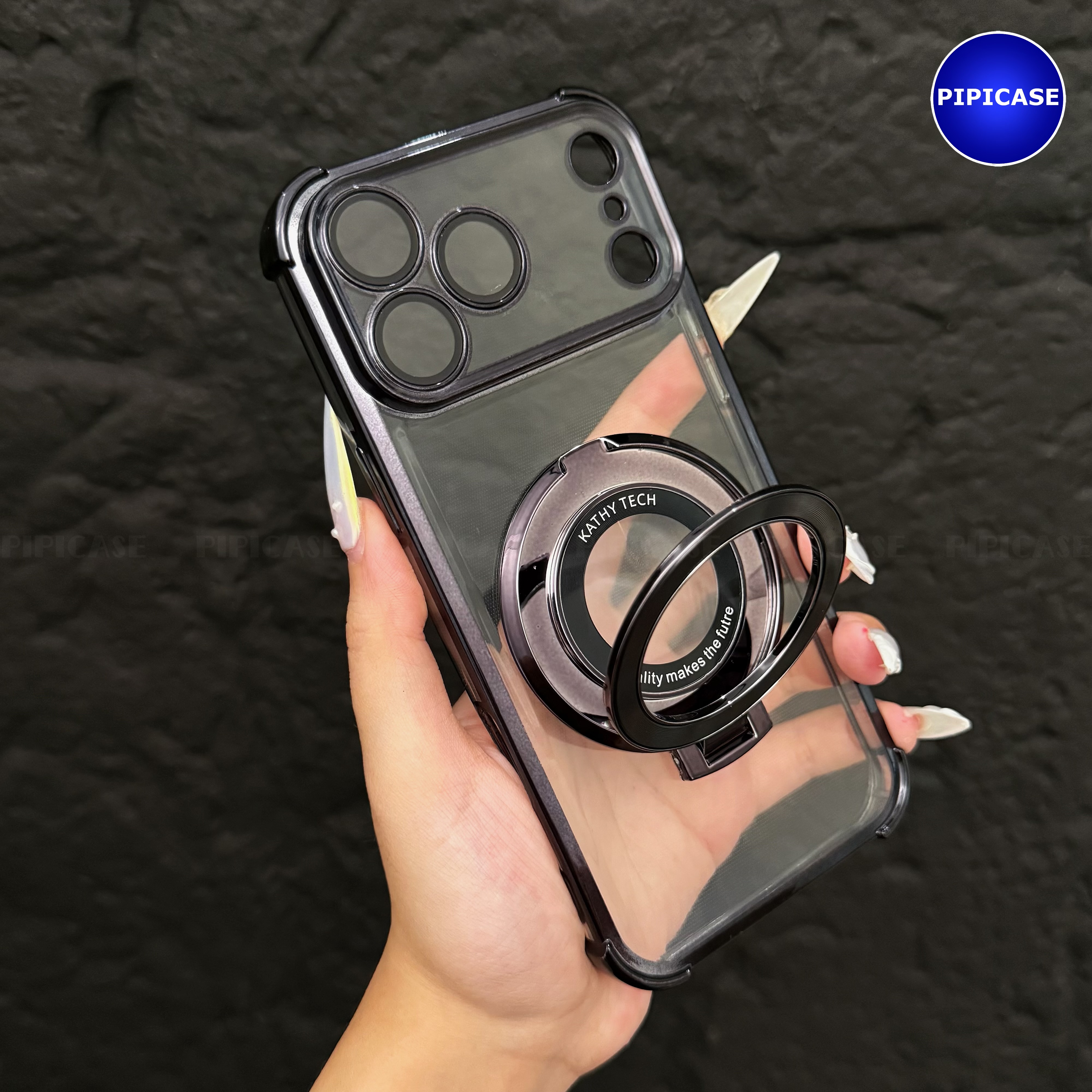 Ốp Lưng iPhone 17 Pro - Ven - Đen_thumbnail_8