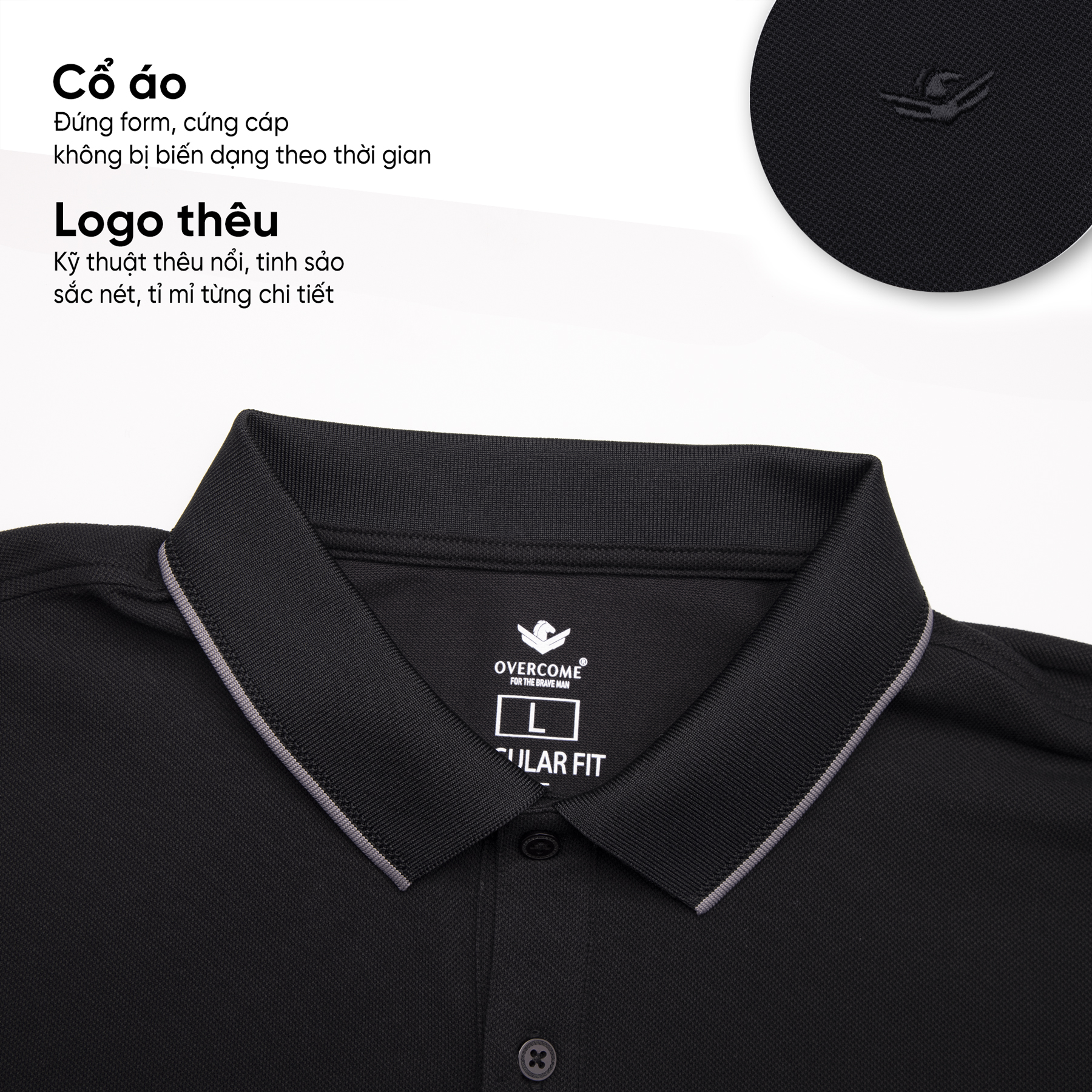 Áo Polo Nam Cotton Overcome Regularfit  OPL603_thumbnail_4