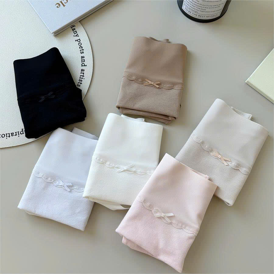 Quần lót cạp cao mix nơ