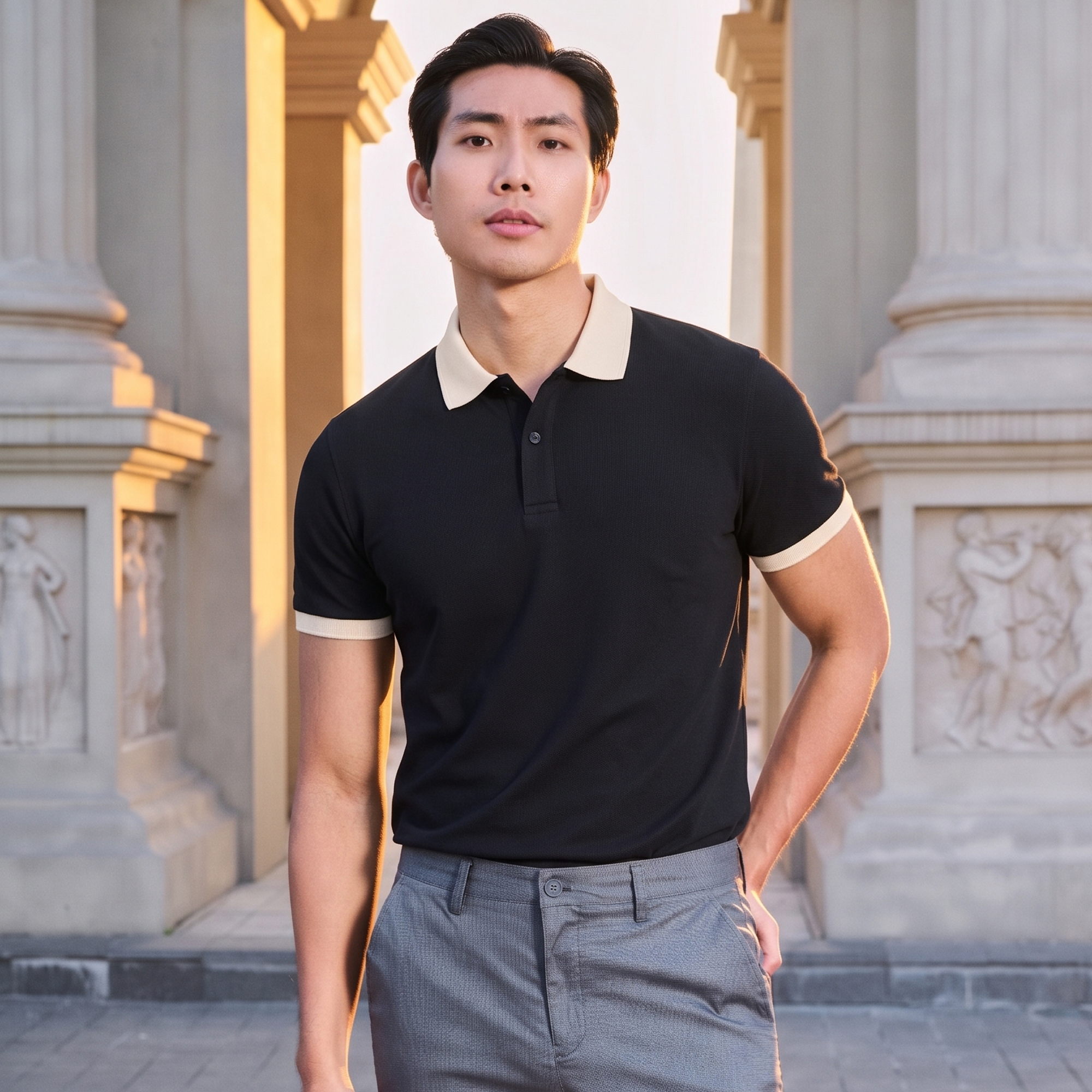 Áo Polo Nam Cotton Overcome Regularfit  OPL602