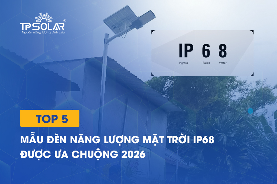 Top 5 mẫu đèn năng lượng mặt trời IP68 được ưa chuộng 2026