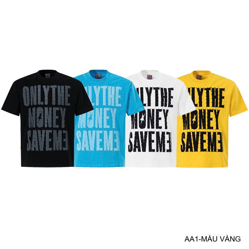 AA1 - Áo thun nam cổ tròn in chữ retro phong cách streetwear, cotton , dáng vừa vặn, 4 màu thời thượng_thumbnail_36