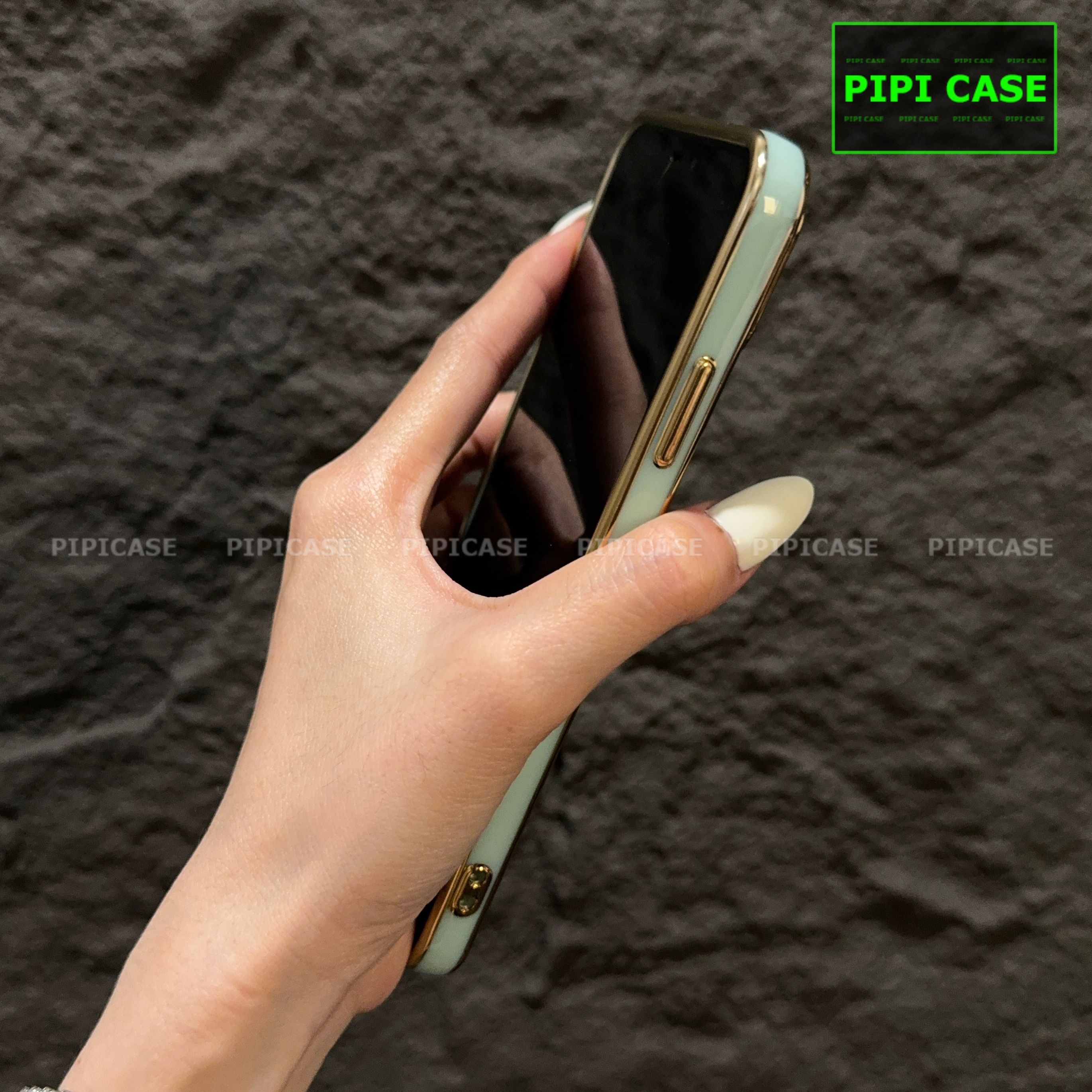 Ốp Lưng iPhone X / XS - Pandora - Xanh Mint_thumbnail_1