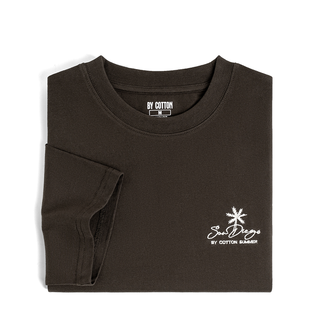 Áo Thun Cotton In Góc Ngực San Diego Form Boxy_thumbnail_25