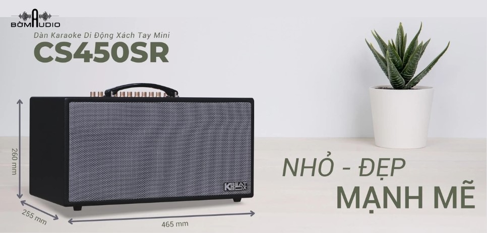 Đánh giá chi tiết loa karaoke di động Acnos CS450SR