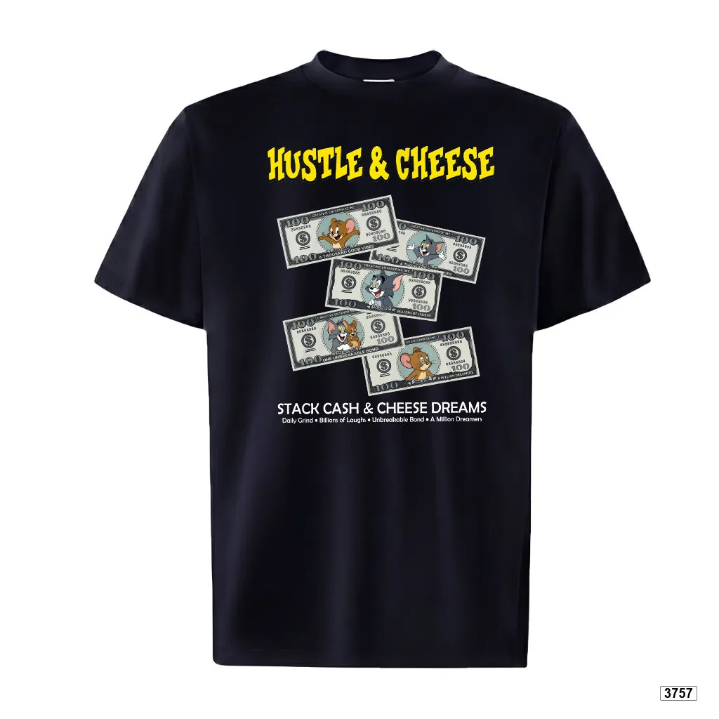 Áo thun nam form oversize local brand Hustle and Cheese TeePrint 3757_thumbnail_12