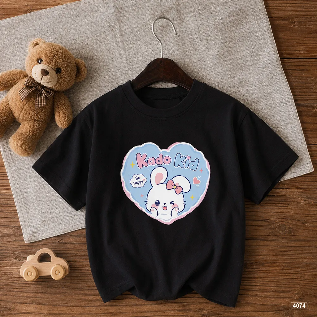 Áo thun bé gái Thỏ yêu chất thoáng mát Kado 4074_thumbnail_6