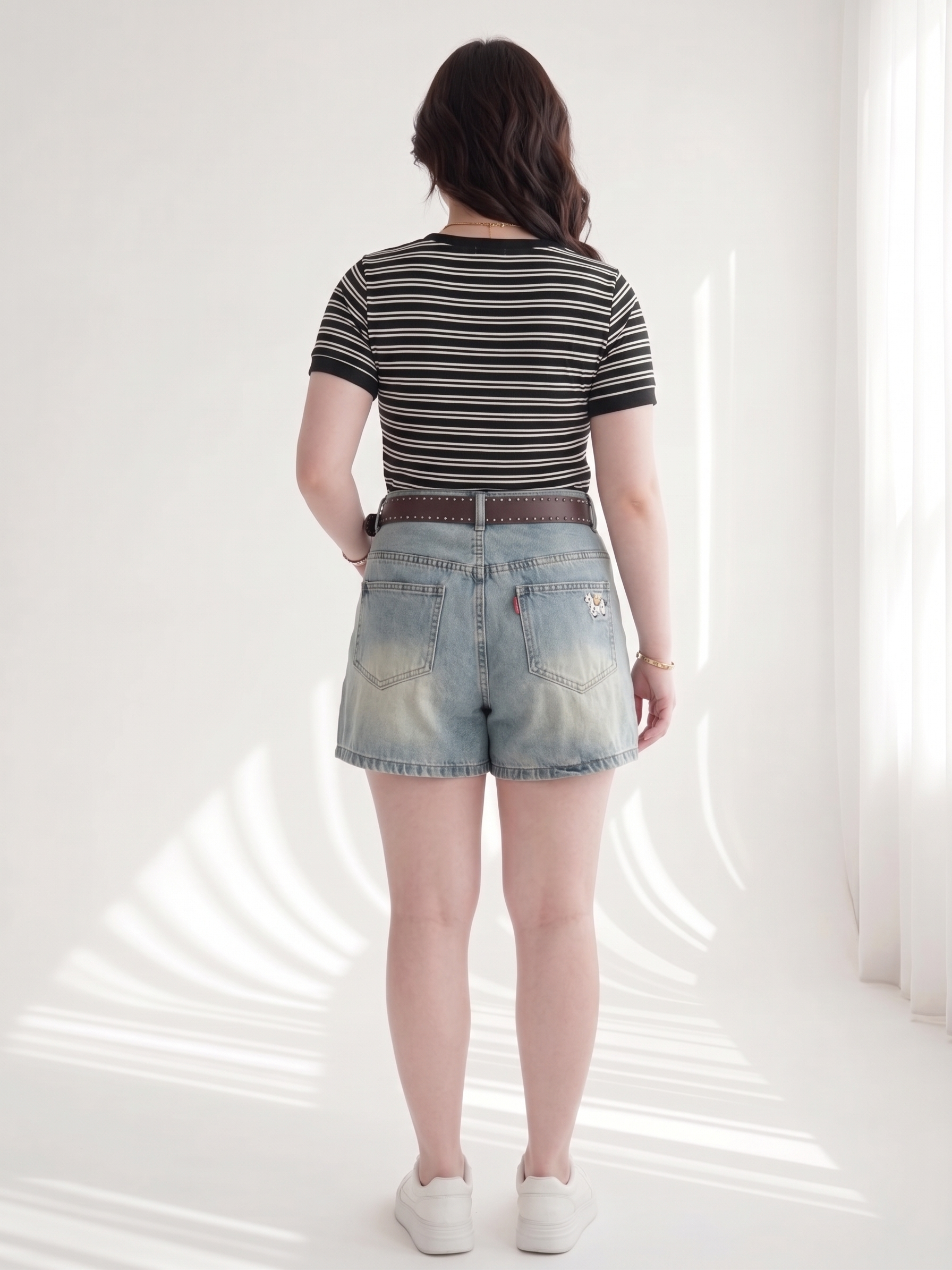 BIGSIZE NỮ - Quần short jean thêu ngựa T-QSJ1314_thumbnail_3