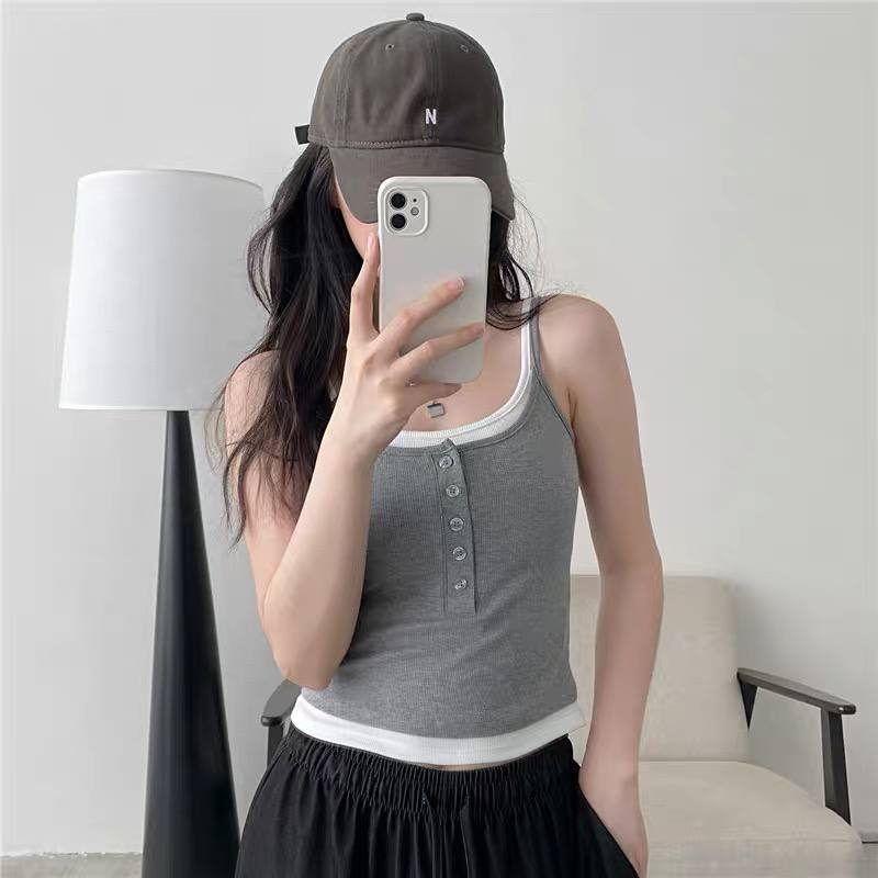 Áo Thun Nữ Slimfit 2 dây mảnh giả quây 5 nút 002.10125 (C) (1451)_thumbnail_4