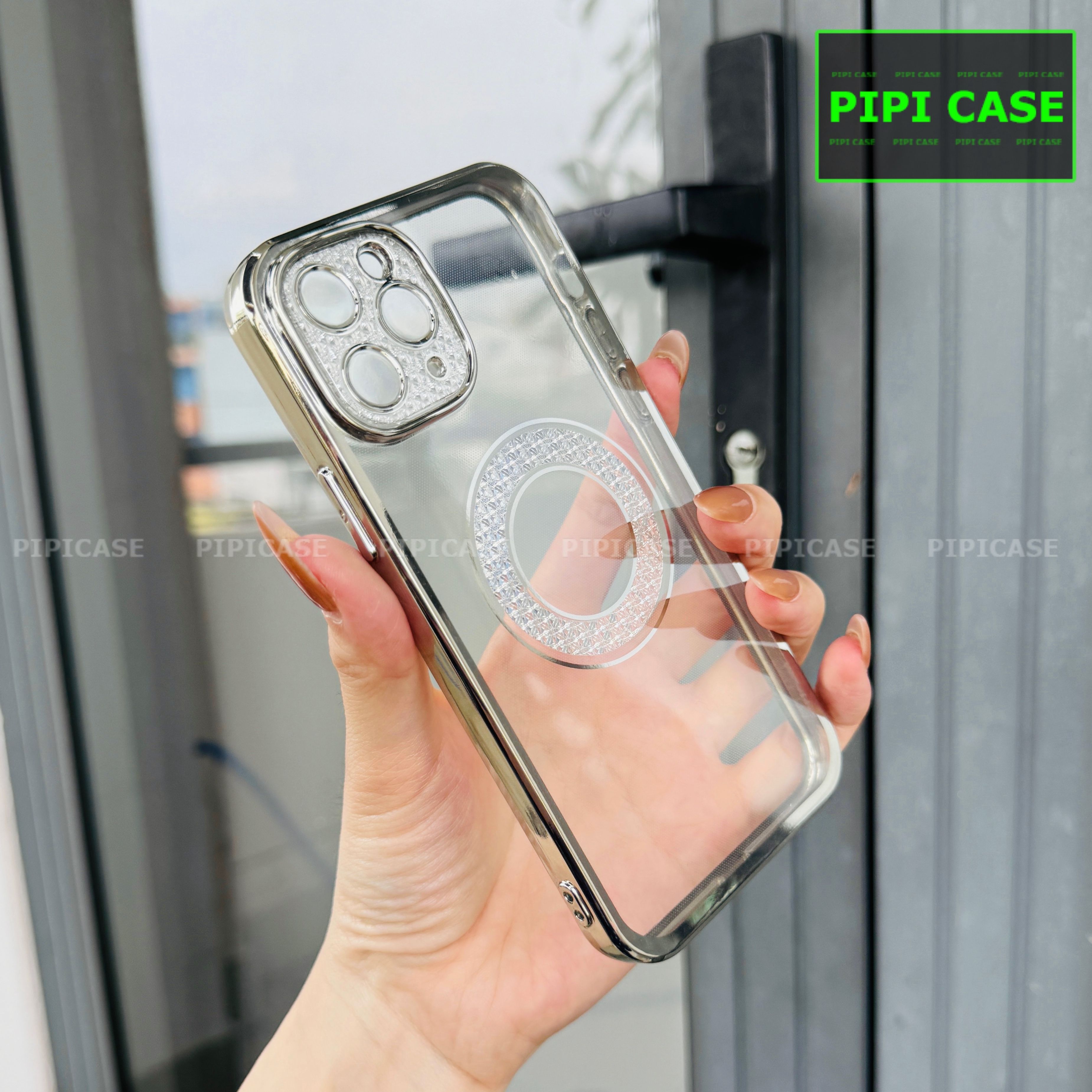 Ốp Lưng iPhone 12 Pro - Gemma - Bạc