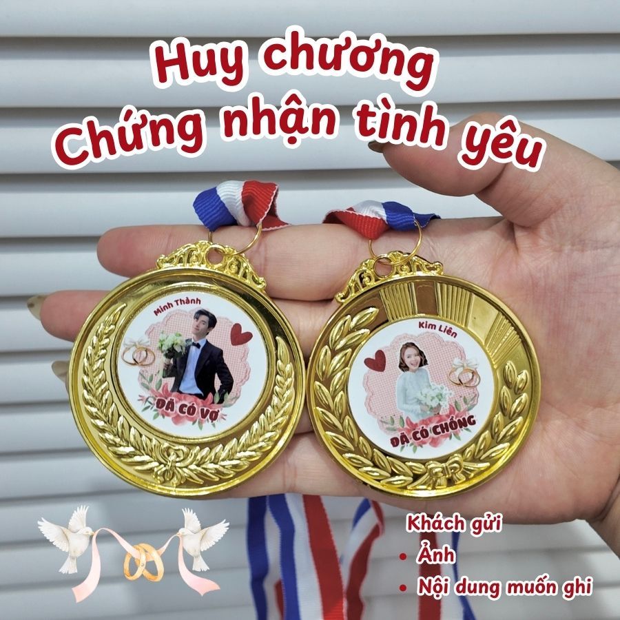 Huy chương ĐÃ CÓ VỢ - ĐÃ CÓ CHỒNG