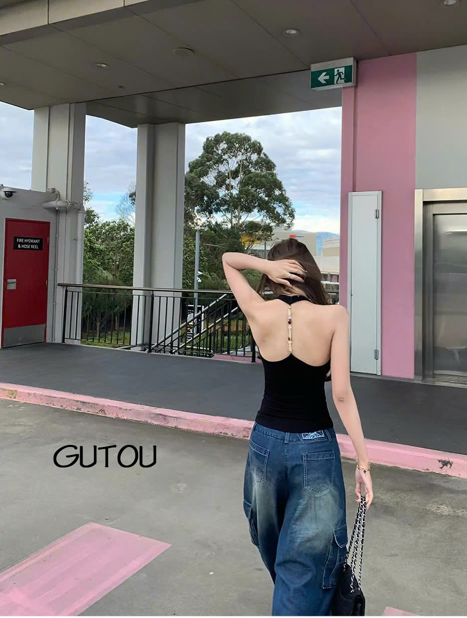 [ GUTOU ] Áo Cổ Yếm Dây Hạt Elira Style_thumbnail_5