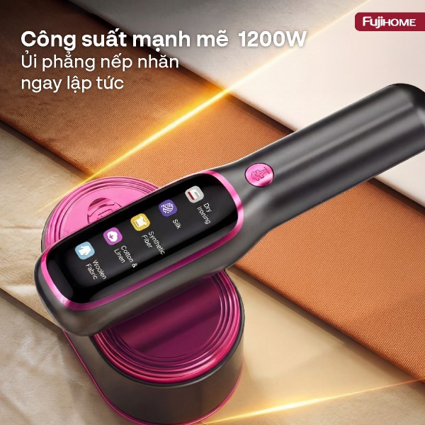 Bàn là (bàn ủi) hơi nước cầm tay Fujihome SI718AB ( chọn là theo loại vải )_thumbnail_2