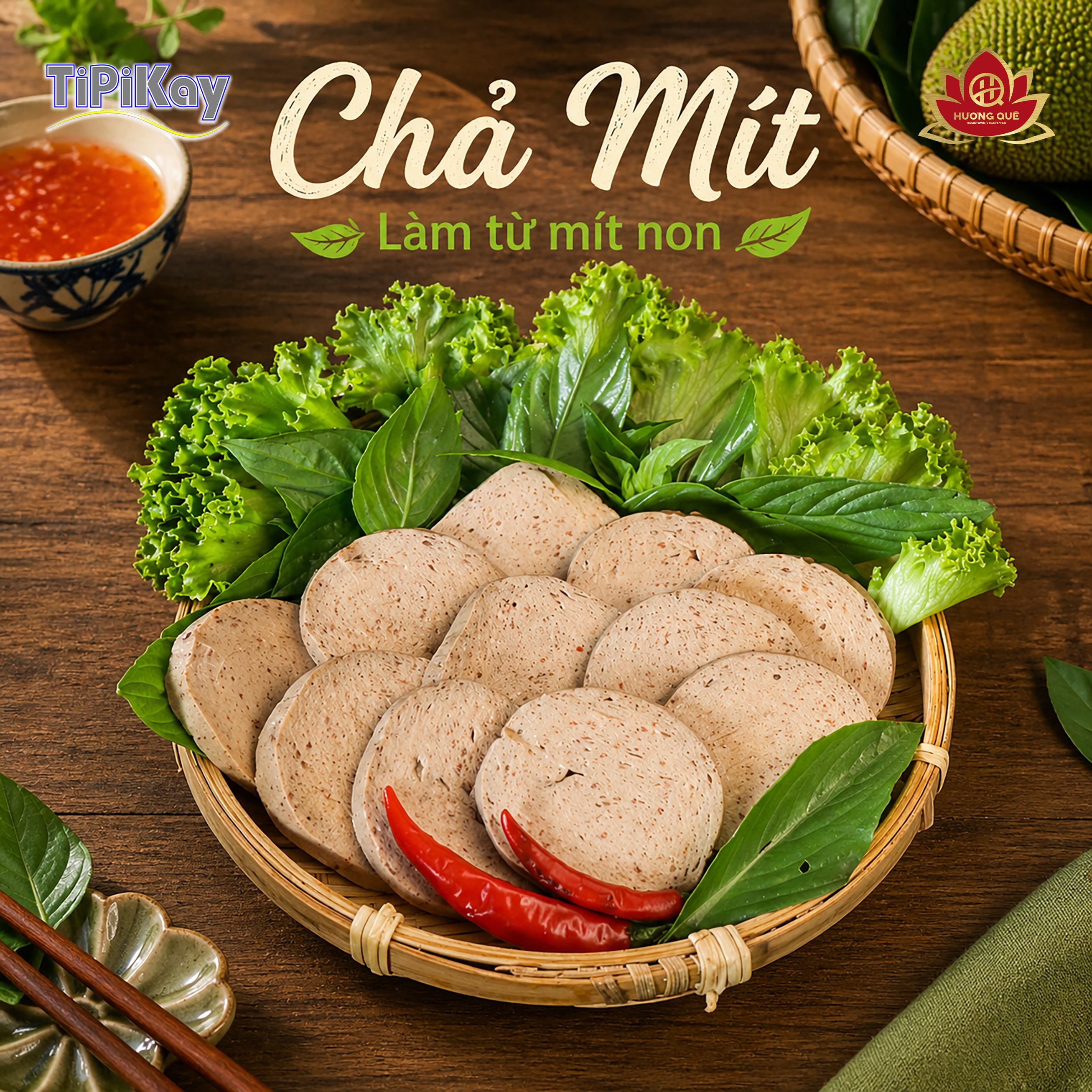 [Combo 4 món] 2 Chả Mít 250g + 2 Bánh Phở Khô Gạo Lức Tím 200G_thumbnail_1