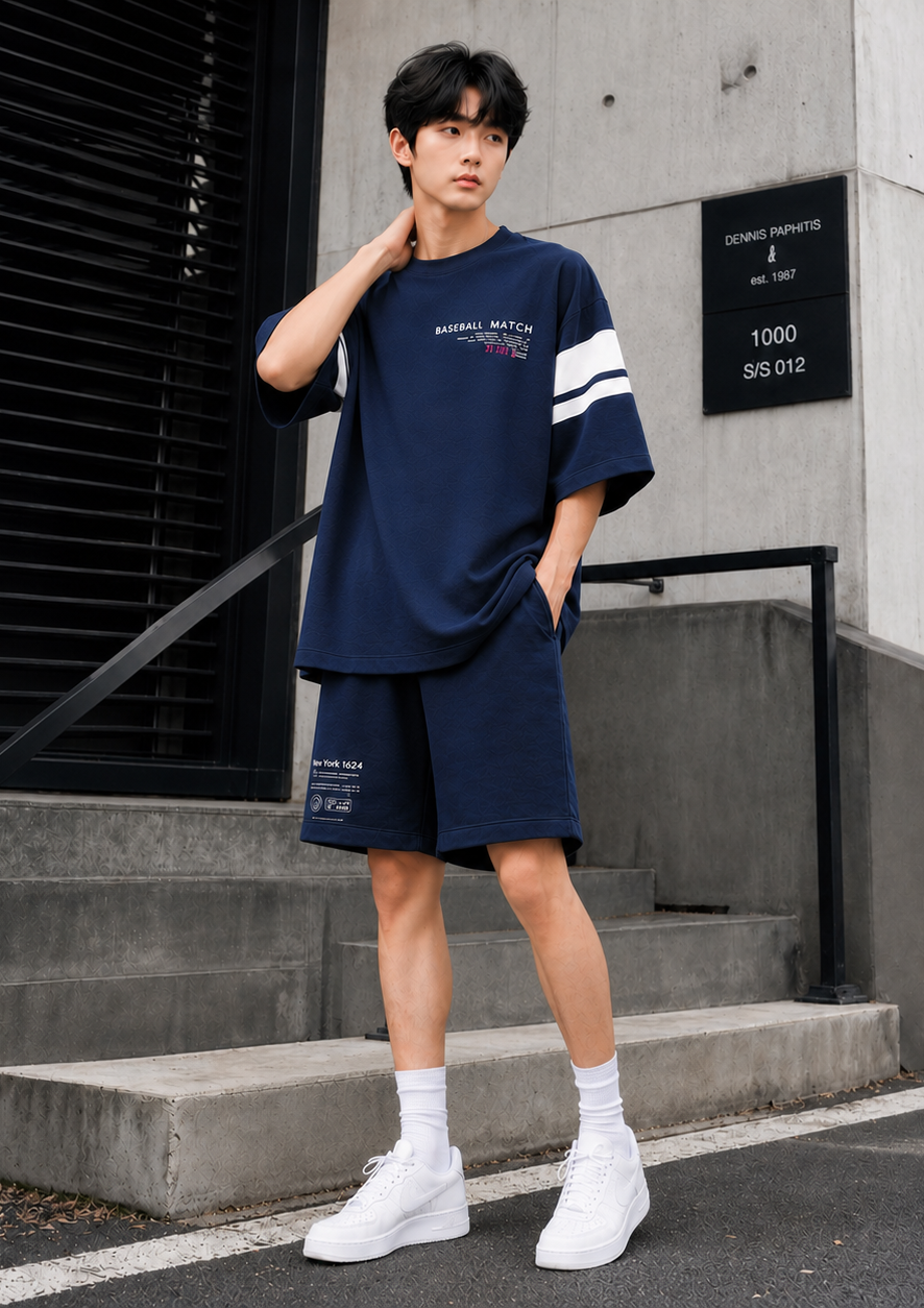 Quần short nỉ bé trai màu xanh đen NY1624_thumbnail_2