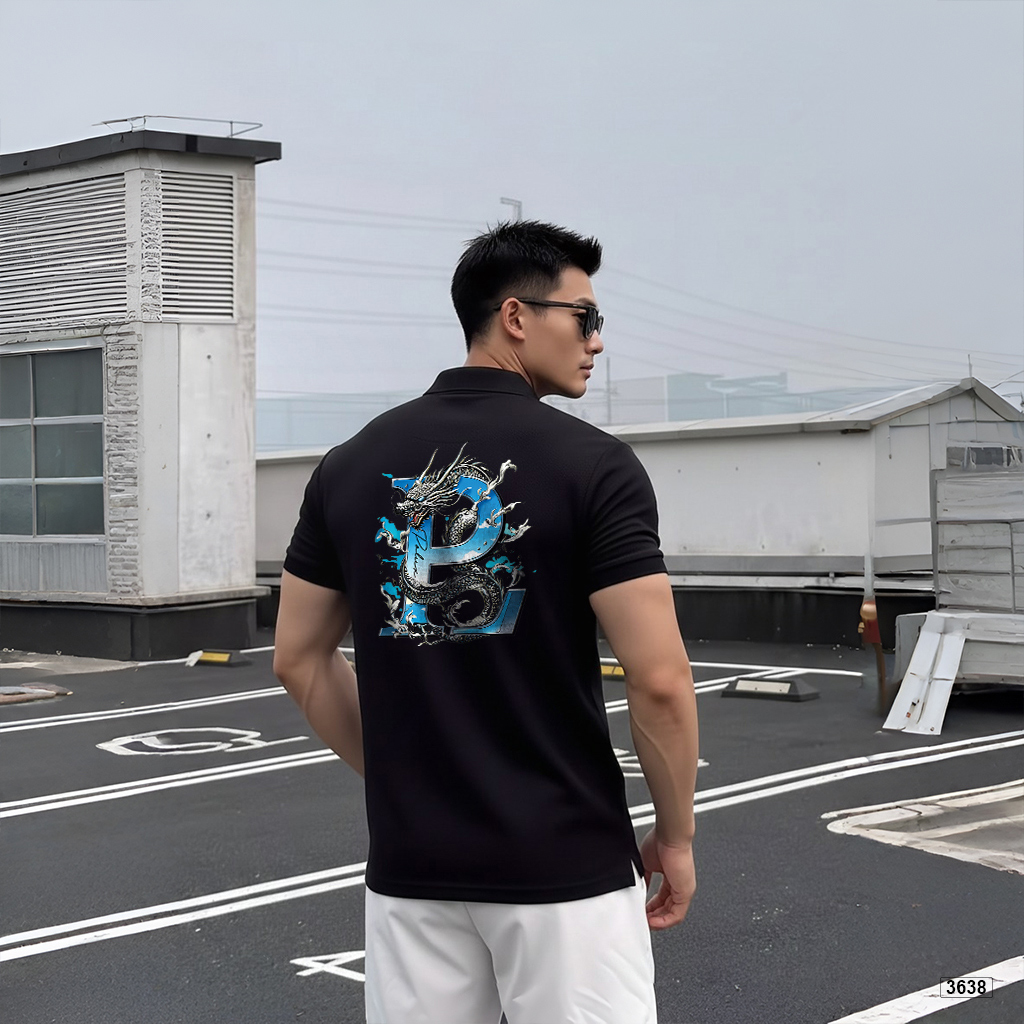Áo polo nam chất cá sấu form vừa local brand Polux 3638_thumbnail_5