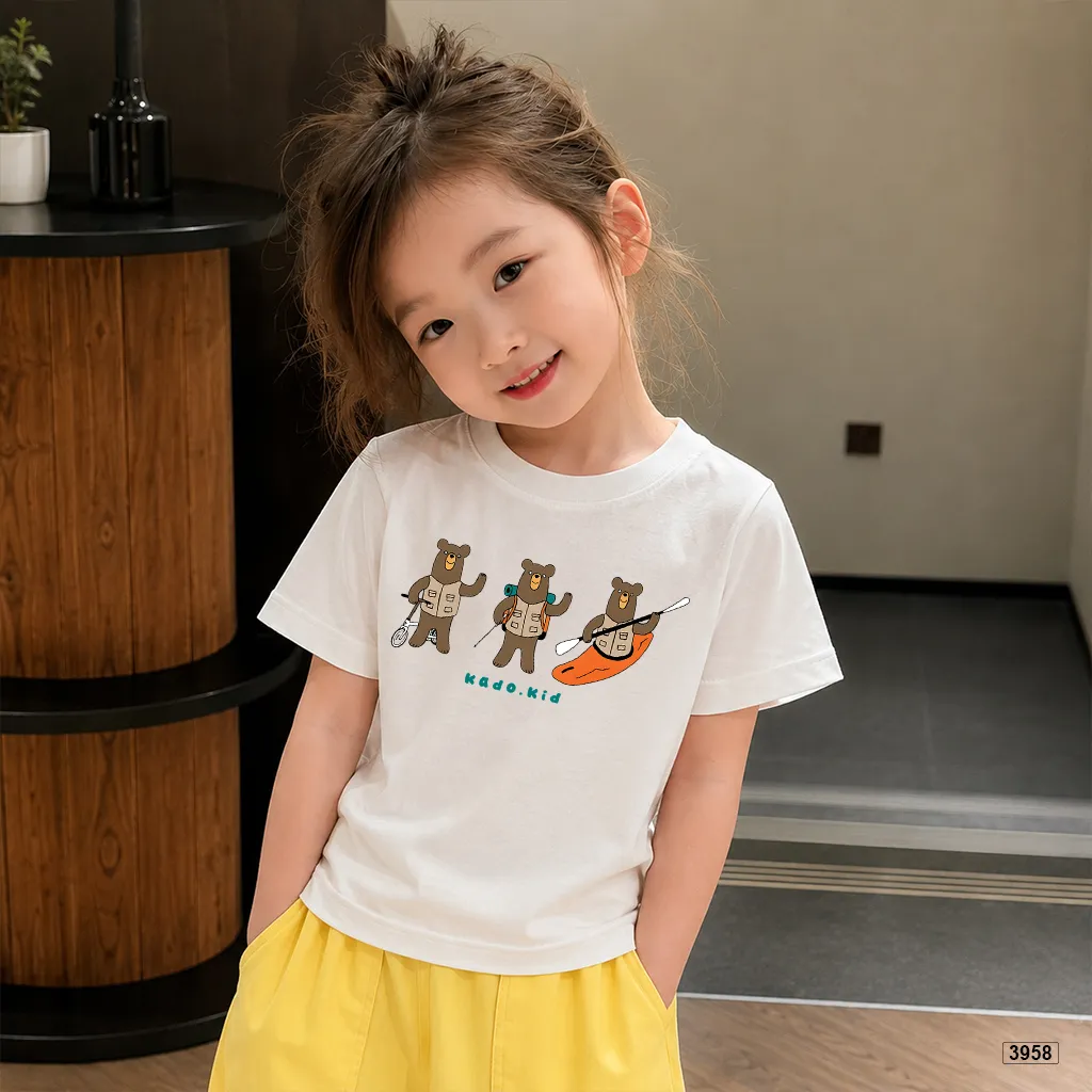 Áo thun bé trai bé gái Gấu yêu Kado 3958_thumbnail_5