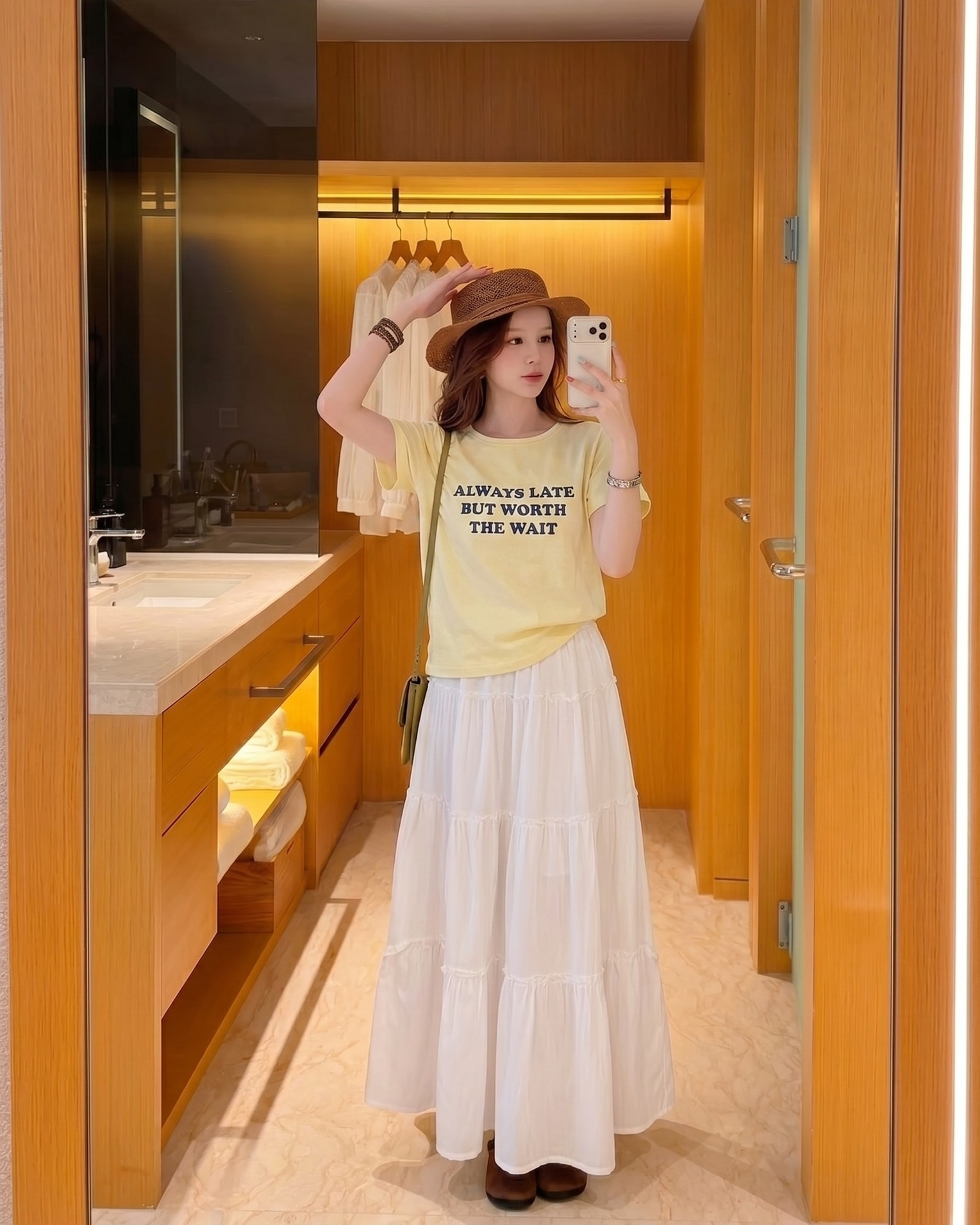 Áo Thun Nữ Slimfit ALWAYS LATE NT.2600033 (B) (0687)_thumbnail_5