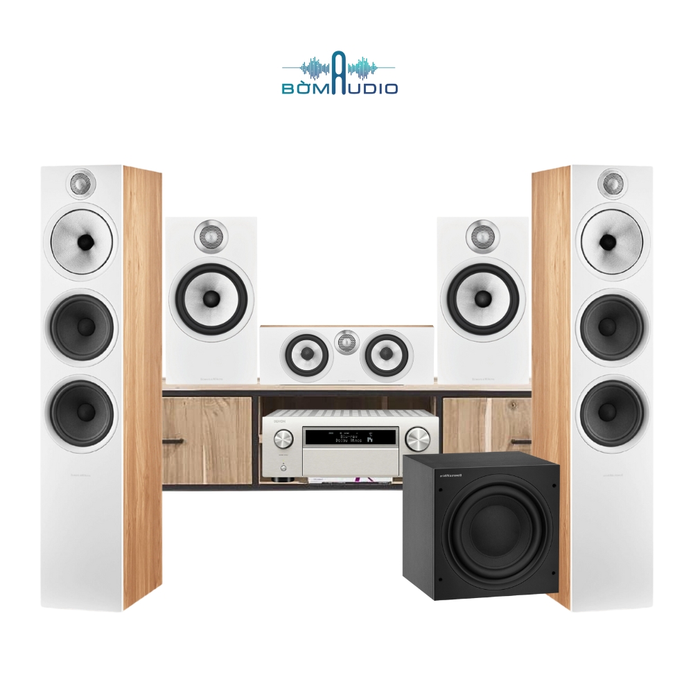 Combo Amply DENON AVC-X6700H + Front B&W 603 S2 “ANNIVERSARY EDITION” + Center B&W HTM6 S2 “ANNIVERSARY EDITION” + Surround B&W 606 S2 “ANNIVERSARY EDITION” + Sub B&W ASW610 - B71_thumbnail_1
