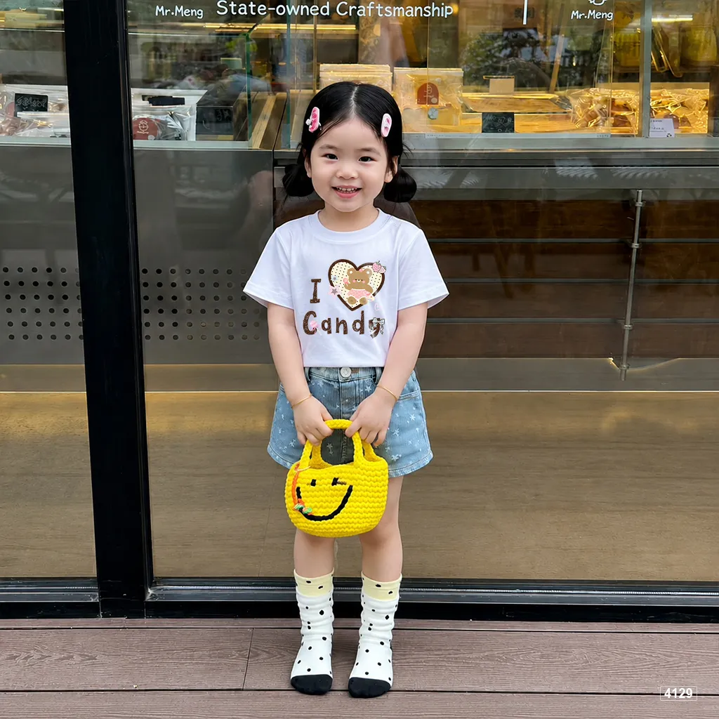 Áo thun bé gái I love candy Kado 4129_thumbnail_3