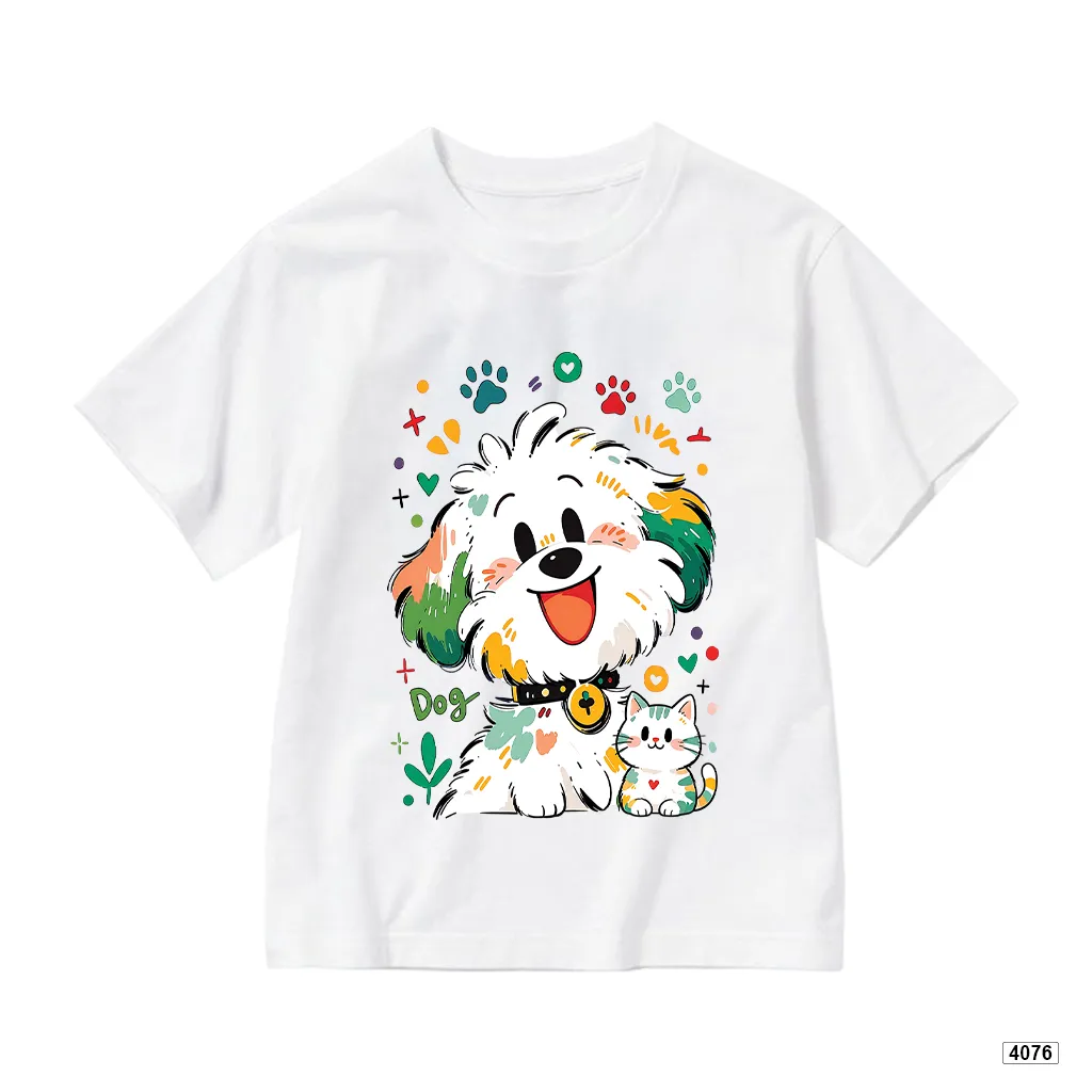 Áo thun bé trai bé gái Cún cầu vòng đáng yêu Kado 4076_thumbnail_7