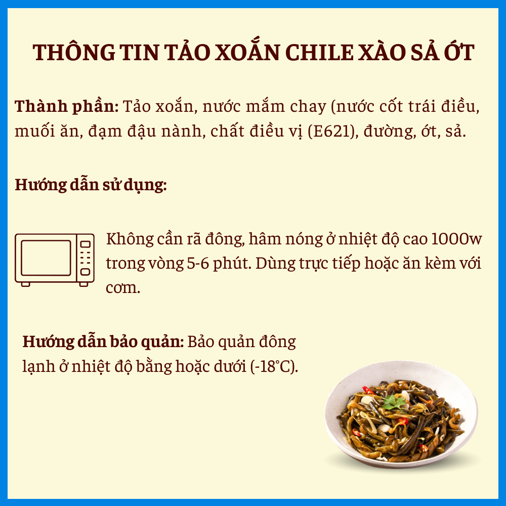 [Đông Lạnh] Tảo Xoắn Chile Xào Sả Ớt 300g_thumbnail_1