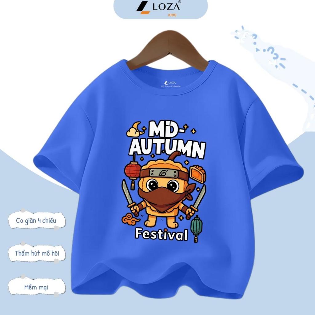 [XẢ KHO SIZE 150] Áo phông cho bé trai bé gái nhiều mẫu chất liệu thun cotton mềm mát size từ 30-35kg - Loza Kids XA007_thumbnail_43