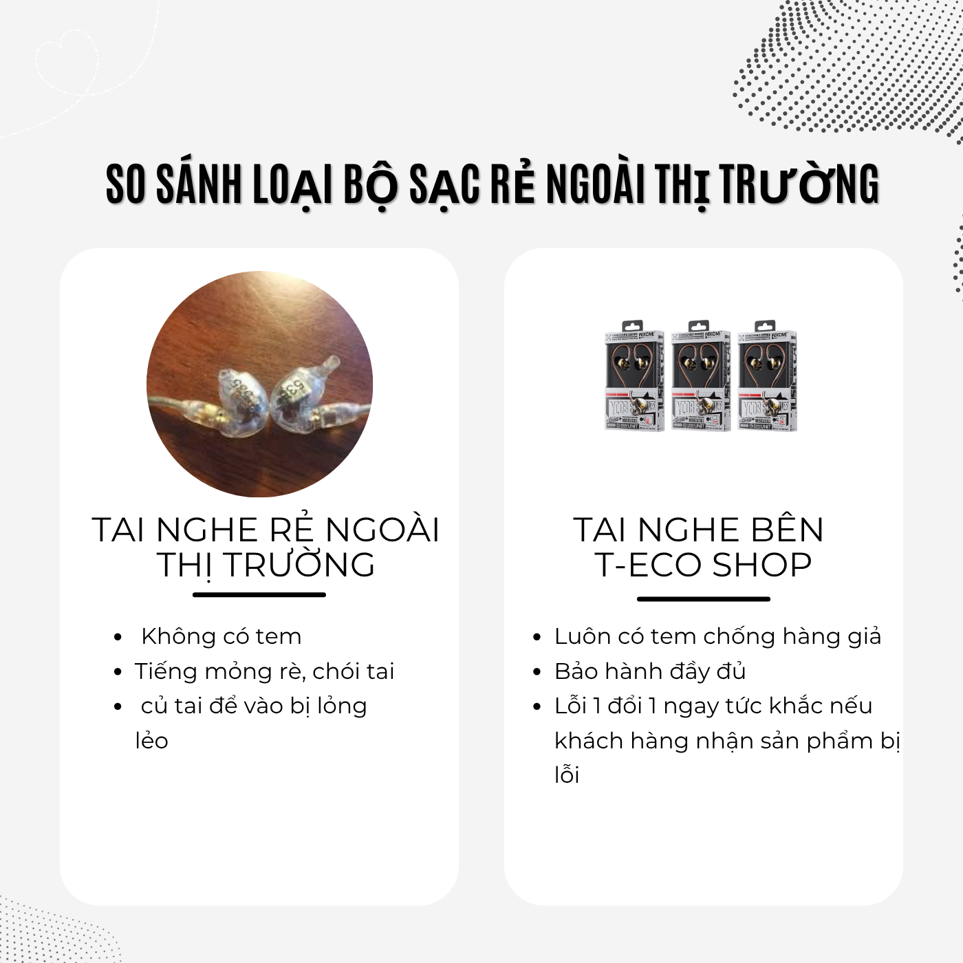 T-ECO SHOP | Tai Nghe WEKOME YC08 Có Dây Nghe Nhạc Kết Nối Qua Cổng Tương Thích_thumbnail_8