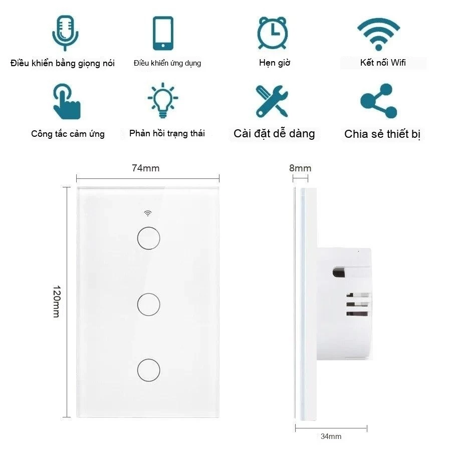 Công Tắc Cảm Ứng Thông Minh WiFi RF433 – Điều Khiển Giọng Nói, Không Cần Dây Nguồn_thumbnail_6