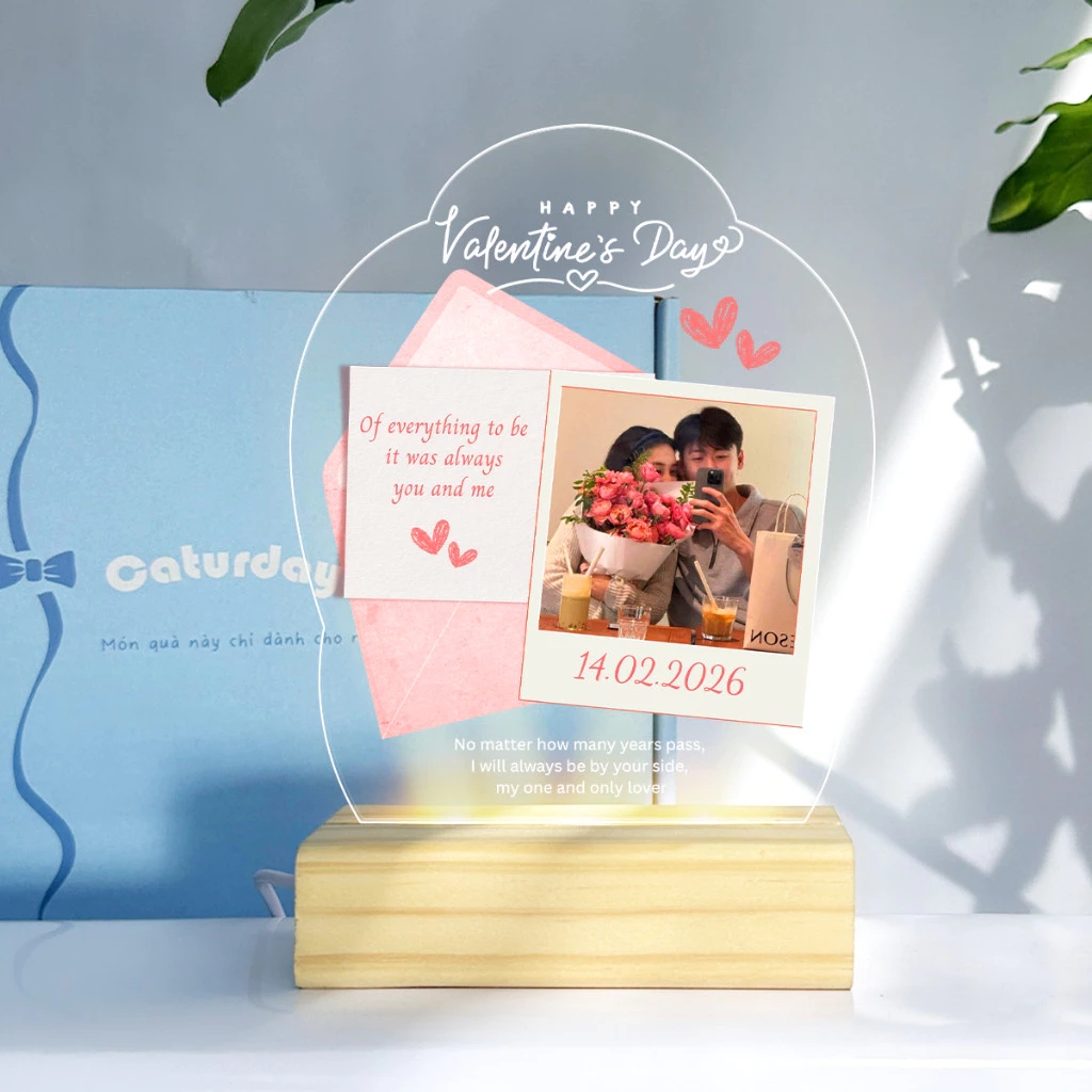 Khung Ảnh Mica Đế Đèn LED - Mẫu postcard thông điệp_thumbnail_2