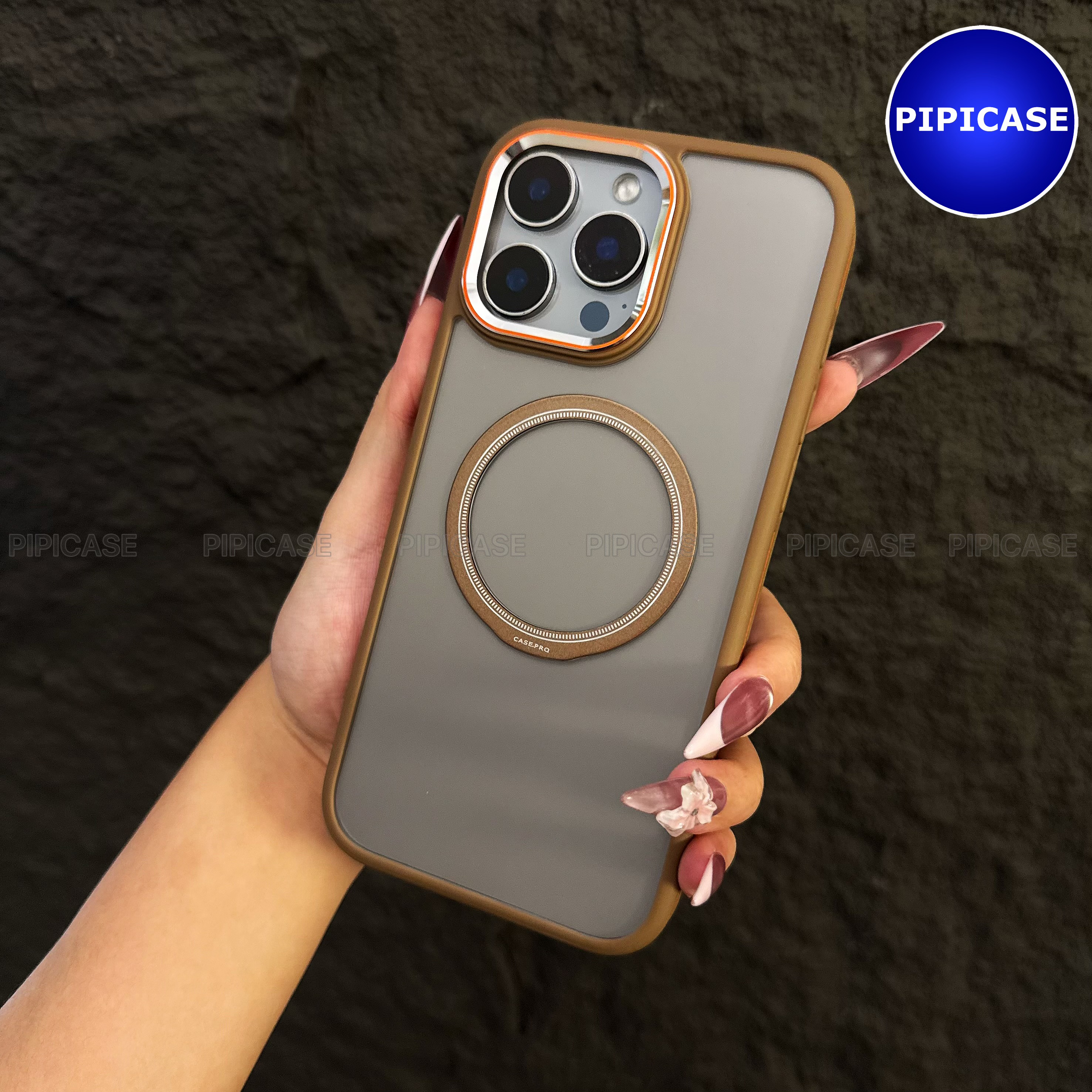 Ốp Lưng iPhone 16 Pro Max - Wigu - Nâu_thumbnail_5