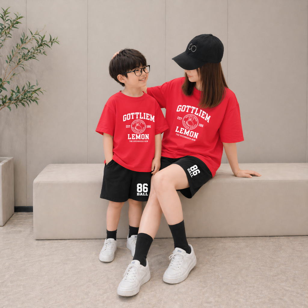 Bộ đồ cho mẹ và bé in GOTTLIEM LEMON - Loza Kids B675_thumbnail_1