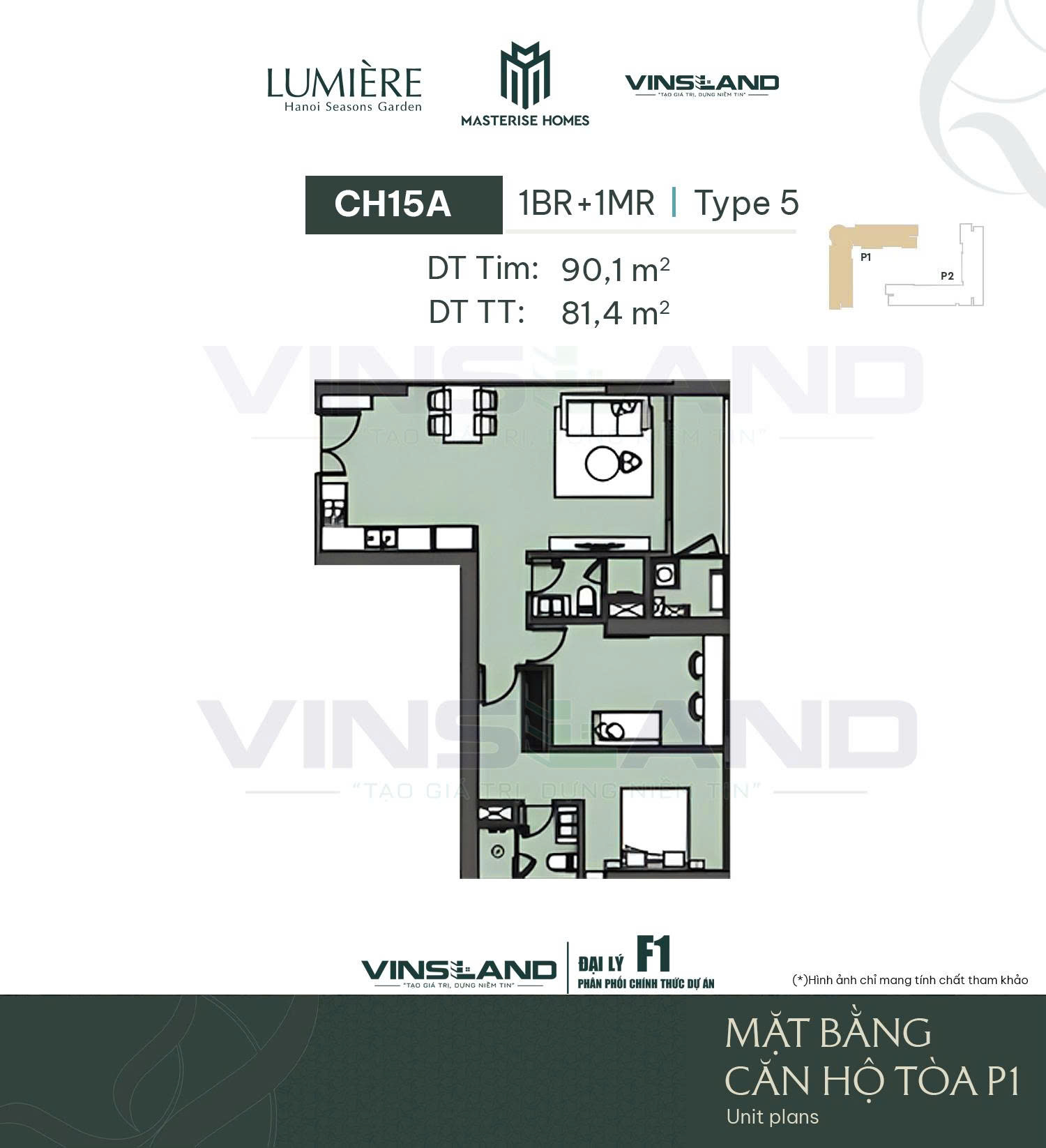 15A 1br+1mr 81,4m2