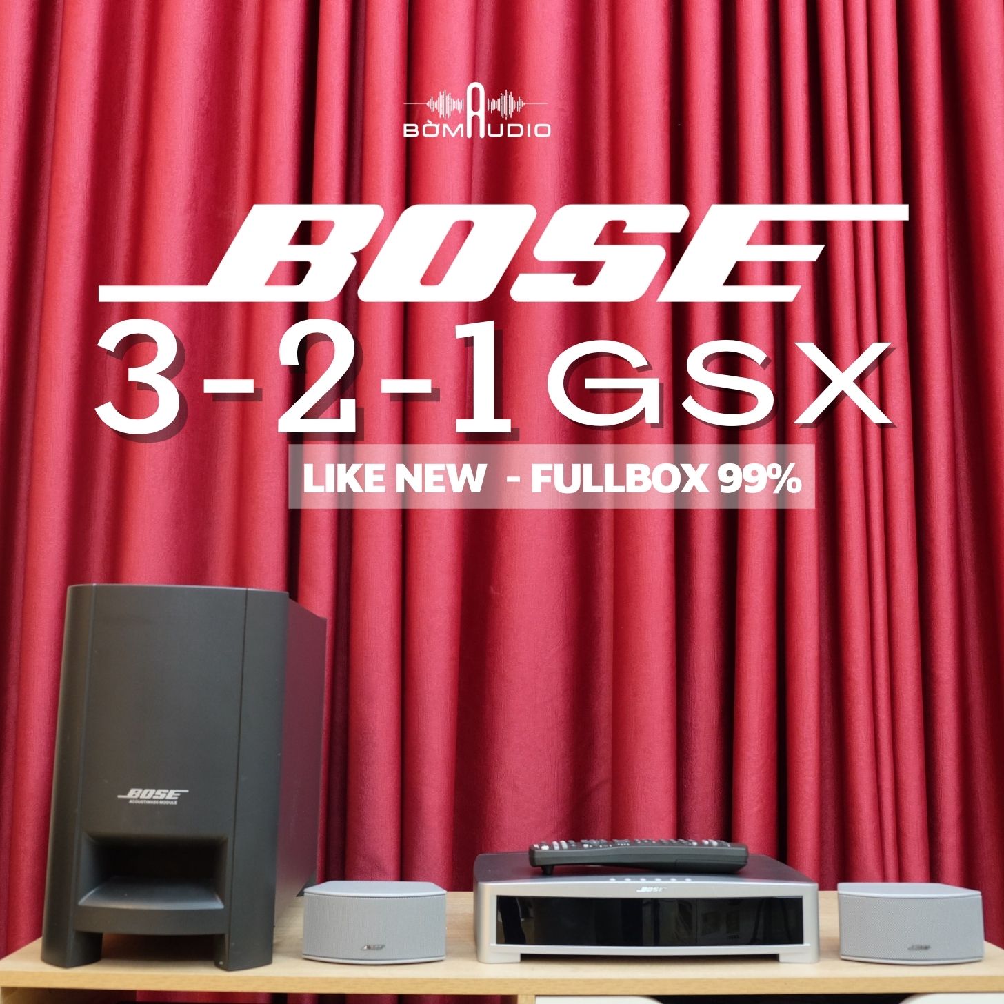 [LIKENEW - FULLBOX 99%] Dàn Âm Thanh BOSE 3-2-1 GSX SERIES II_thumbnail_0