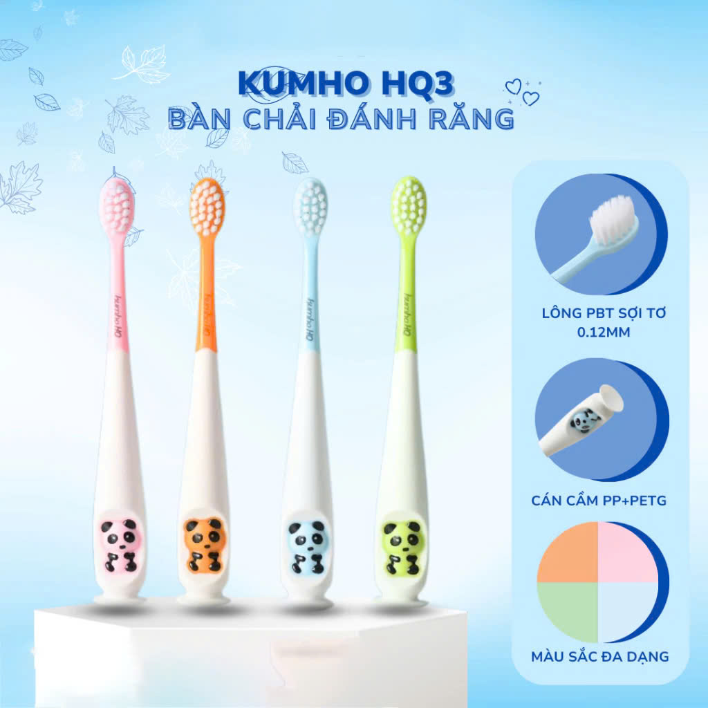 Combo 3 Bàn chải đánh răng Kumho HQ3